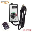 New For Router Fan Variable Speed Controller Electric Motor Rheostat Ac 120v Us