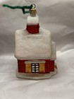Christopher Radko Charming Primitive Country School Ornament Red Large