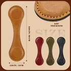 Leezmark 4 Pcs Magnetic Bookmarks  Classic Stitched Leather Bookmark  Lasable En