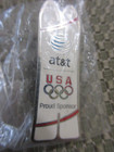 At t Usa Olympic Ski Media Sponsor Skiing Pin New In Plastic