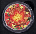 2016 Canada 5 Dollars Maple Seasons Autumn 1 Oz 9999 Silver Bu Coin  78 Of 100