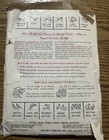 Vtg Vogart Iron-on Embroidery Transfer Pattern Kittens Floral Pillowcases Cut