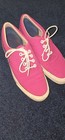 80 s Vintage Converse Skid Grip Sneakers Pink Made In Usa Size 6 5