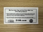 Vintage 2000  z100 New York s  1 Hit Music Station   whtz New York City  Sticker