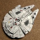 1 350 Scale Star Wars Millennium Falcon Painted Model Figure L 10cm 4inches