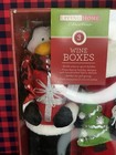 Living Home Set Of 2 Wine Boxes Holds Wine Or Spirit Bottles 17x6x6