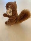 Ty Beanie Baby Nuts The Squirrel 1996 With Errors  rare Collectable 