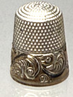 Antique Rare Usa Ketcham   Mcdougall  Sterling Silver Thimble  9