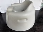 Bumbo Infant Floor Seat Baby Sit Up Chair W adjustable Harness Cool Gray Grey