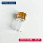 10pcs 16x26mm Tiny Mini Small Clear Bottles Glass Vials 2 0ml 1 2 Dram With Caps