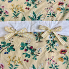 Baby Crib Duvet Cover With Down Comforter Insert Handmade Cotton Wildflowers