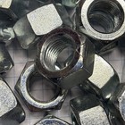 50- 9 16-18 Grade 8 Hex Top Lock Nuts Zinc Plated  Fine Thread  Free Us Ship