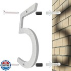 Yipukiyi 8 Inch Floating Modern House Numbers For Outside Large House Numbers