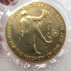 American Revolution Bicentennial Medal John Adams Sealed Postmarked 1974