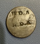 1810 Large Cent - Counter Stamp    h d a     - Unknown Origins - Unknown Merchant 