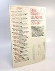 Victoria s Secret Summer Sale Catalog 1987 Vgc W  Rare Clearance Slip Cover Htf 