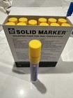 Sakura Solid Paint Markers Yellow Xsc-3  Box Of 12   Streaks  Grease Pens 