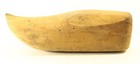   19th C  Wooden Shoemaking Pointy Slipper   Shoe  Mold  French Primitive