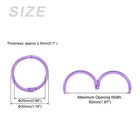 Loose Leaf Binder Rings  30mm 1 2 Inch  12pcs  Steel Key Binder Clips