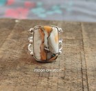 Oyster Turquoise 925 Sterling Silver Band  Statement Handmade Ring All Size-m-51
