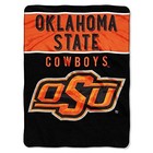 Officially Licensed Ncaa  basic  Plush Raschel Throw Blanket  60  X 80   Multi