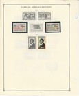 Central Africa Collection 1959-1970 On 12 Scott International Pages