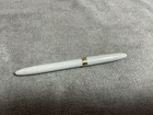 Vintage Sheaffer s Grey   Gold Toned Snorkel Fountain Pen 14k Nib
