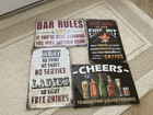 Vintage Metal Tin Signs Rustic Retro Wall Art Decor Home 10x8  Man Cave Bar