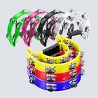 Double Row Tambourine Metal Jingles Handheld Percussion Drum For Ktv Party