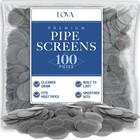 100 Pcs Pipe Screens Stainless Steel Screen Filter For Pipe 3 4 Mesh Pipe Filter