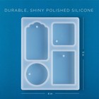 Mod Podge Silicone Resin Mold Set  Tags  1 Piece  Clear