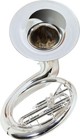 Yamaha Ysh-411 Series Brass Bbb Sousaphone Ysh411s Silver- Instrument Only