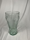 Coke Glass Genuine 1998 Coca-cola Green Large 6    Tall Glass Cup Vintage