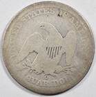 1840-o Seated Liberty Quarter   Vg Very Good 