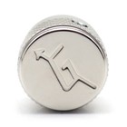 4x Metal Guitar Knobs  g  Arrow Logo Knobs Volume Amplifier Audio Control Silver