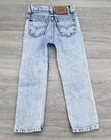 Vintage Little Levi   s Acid Wash Jeans Size 6 Regular Orange Tab Usa 3012