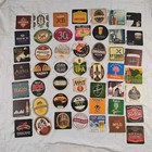 Vintage Style Beer Coasters Lot Of 90 British English European Brewery Bar Mats