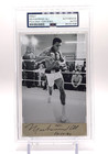 Muhammad Ali Signed Autographed Print Cut Signature Psa Dna - Auto Date 10 19 87