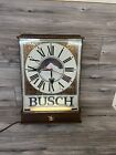 1985 Anheuser Busch Beer  western Mountain  Lighted Wall Clock  New Old Stock