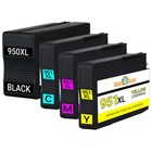 950xl 951xl Ink Cartridges For Hp Officejet Pro 8600 8610 8615 - 4pk