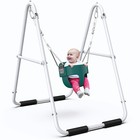 Toddler Swing Set indoor outdoor Baby Swing With Foldable Metal Stand Kids Swing