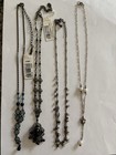 Vintage Jewelry Lot Set Of 7 Necklaces  Some With Tags    