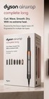 Dyson Airwrap Complete Long Styler Set W  Attachments   Presentation Case