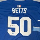 Mookie Betts Signed Jersey Los Angeles Dodgers Baseball Autographed With Coa