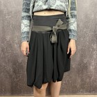 Avant-garde Y2k Lightweight Yoke Waist Bubble Cop Copine Skirt Size 36