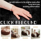 Memory Foam Bean Bag Chair 4ft soft Sofa For Living Room  Bedroom   College Dorm