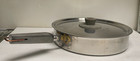 Revere Ware Frying Saute Pan Skillet 10-inch 1801 Cooper Core Stainless   Lid