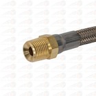 Ptfe Steam Hose W ss Braided For Pressing Machines  1 4  X 1 4  Union  14  Long 