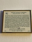 Vietnam Veteran s Memorial Framed Collector s Stamp - 249 Of 10 000