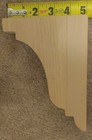 Small Modern Craft Corbel 7  X 5  X 1-3 4  Solid Alder Hardwood Kitchen Cabinet